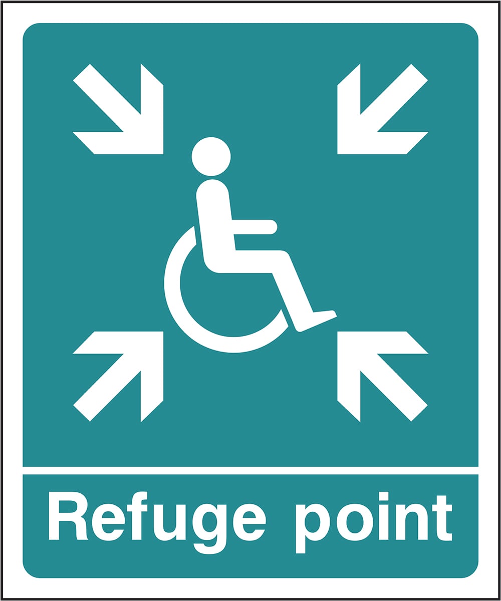 Signage: Refuge Point (EMER0077)