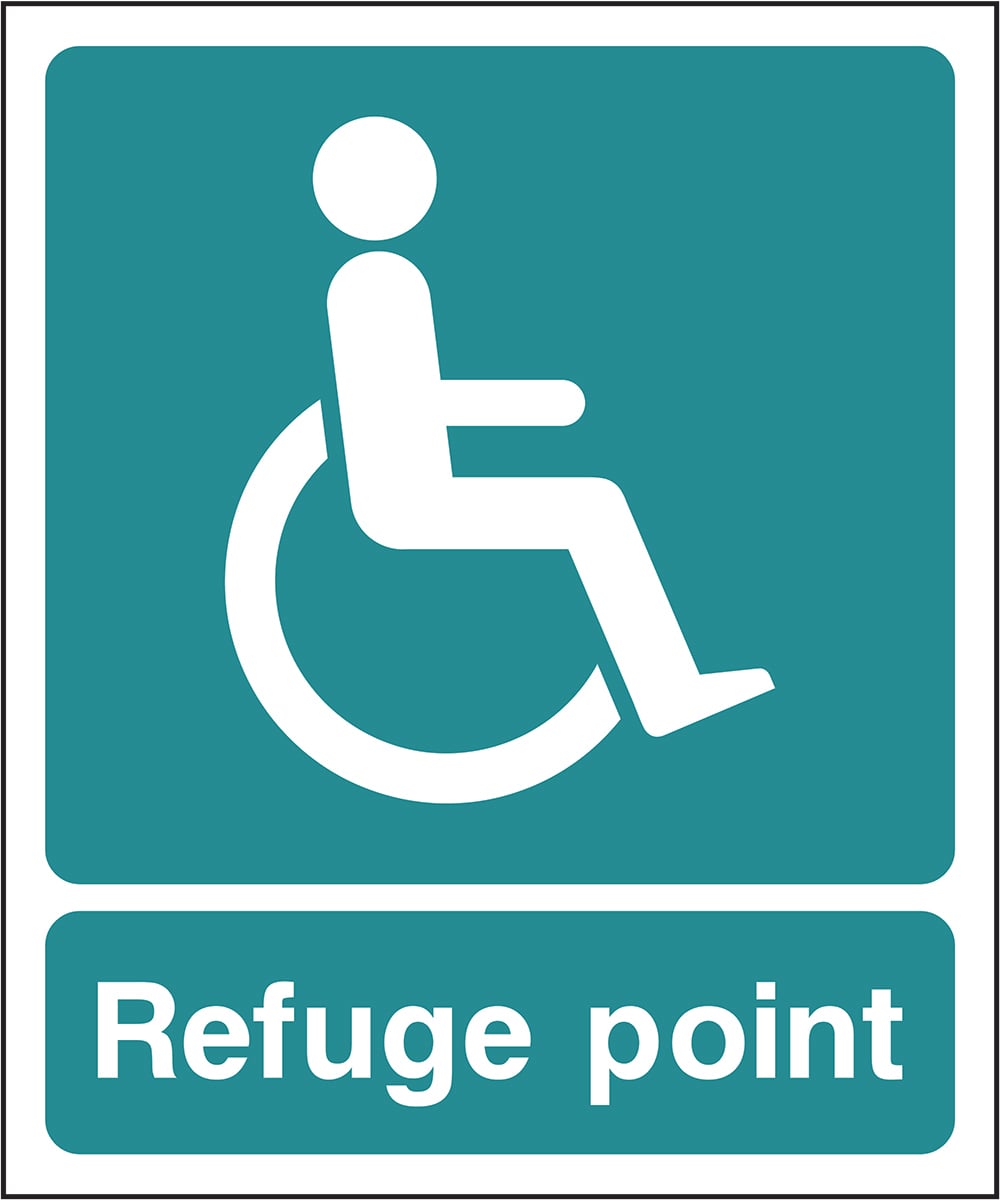 Signage: Refuge Point (EMER0078)