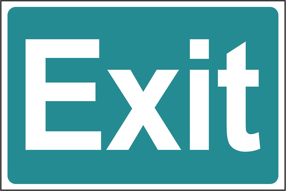 Signage: Exit (EMER0083)