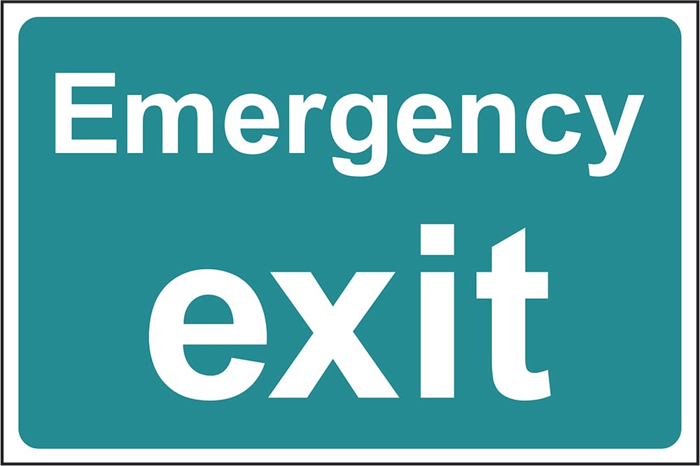 Signage: Emergency Exit (EMER0085)