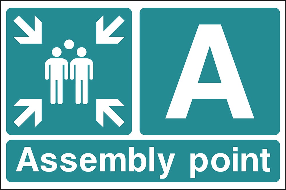 Signage: Assembly Point A (EMER0087)