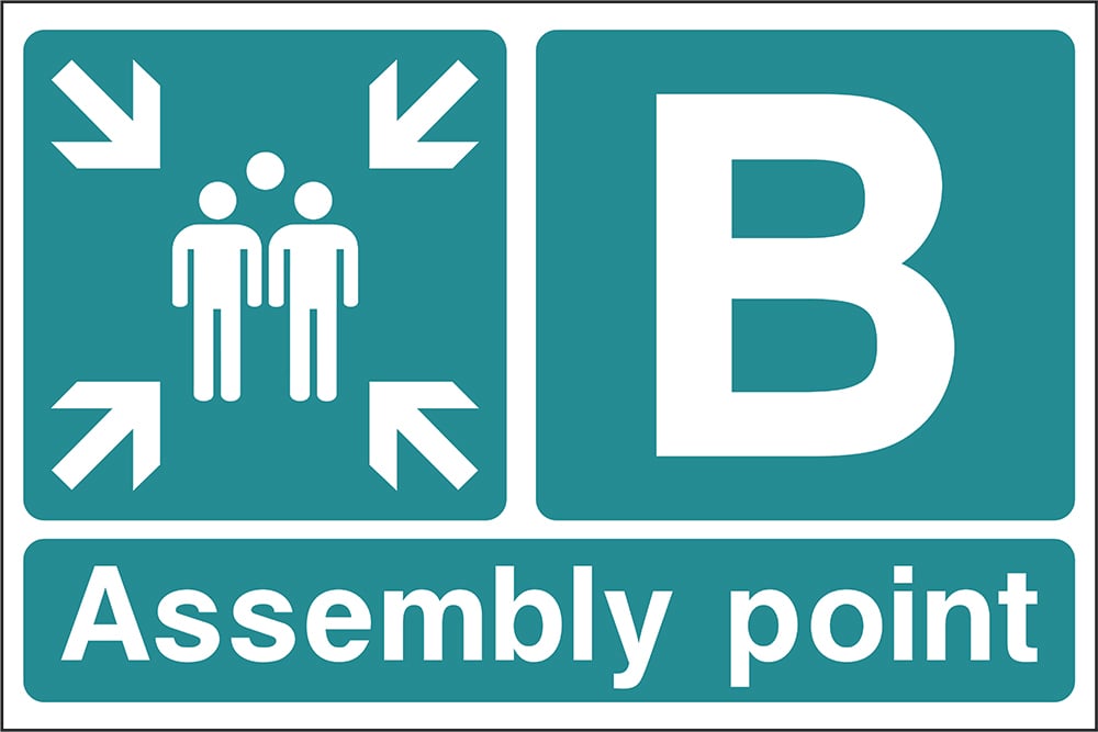 Signage: Assembly Point B (EMER0088)