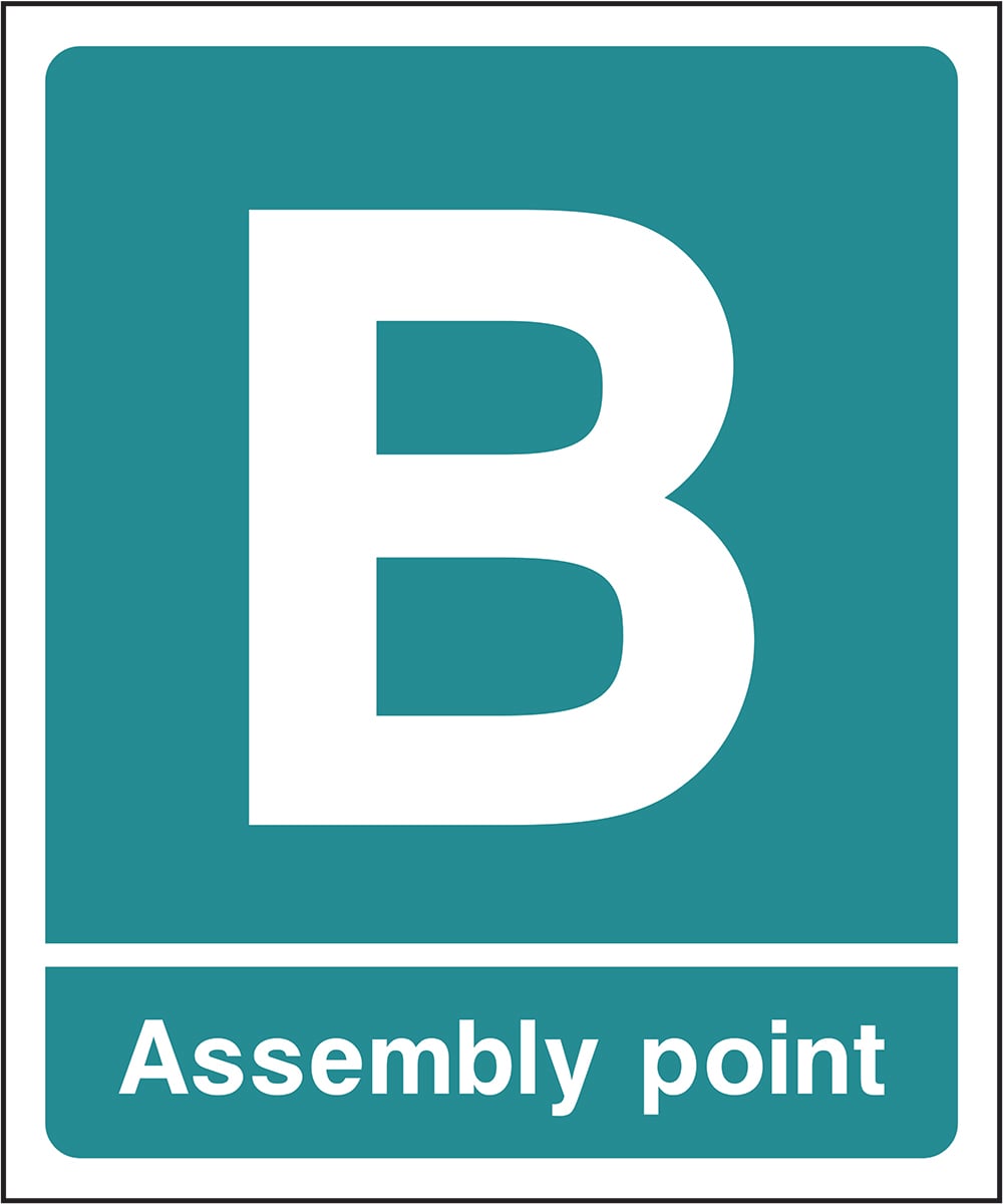 Signage: Assembly Point B (EMER0091)