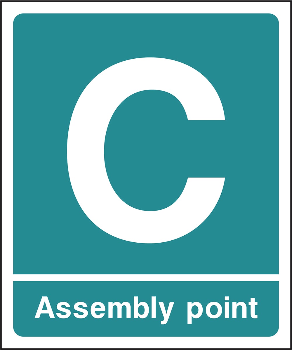 Signage: Assembly Point C (EMER0092)