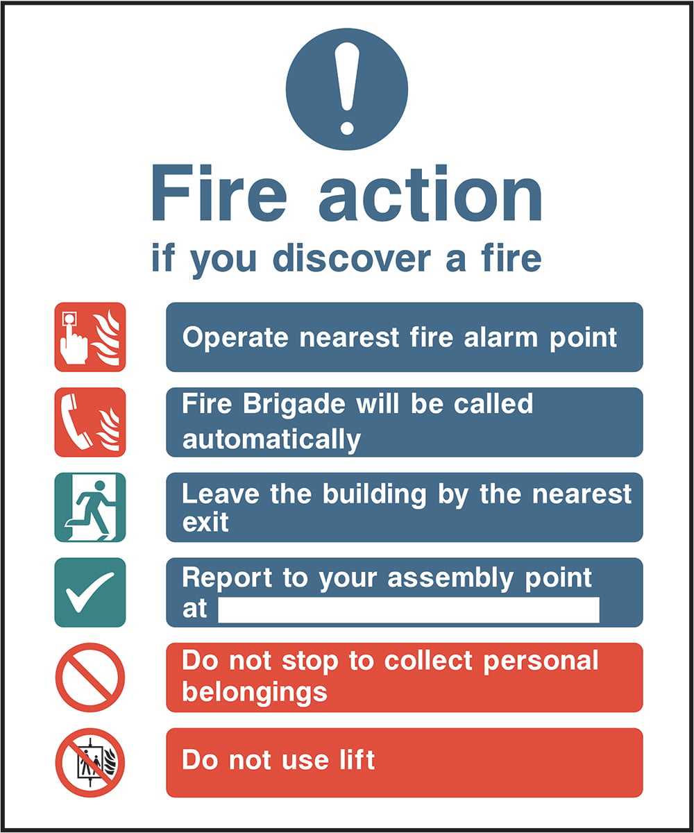 Signage: Fire Action (FACT0001)