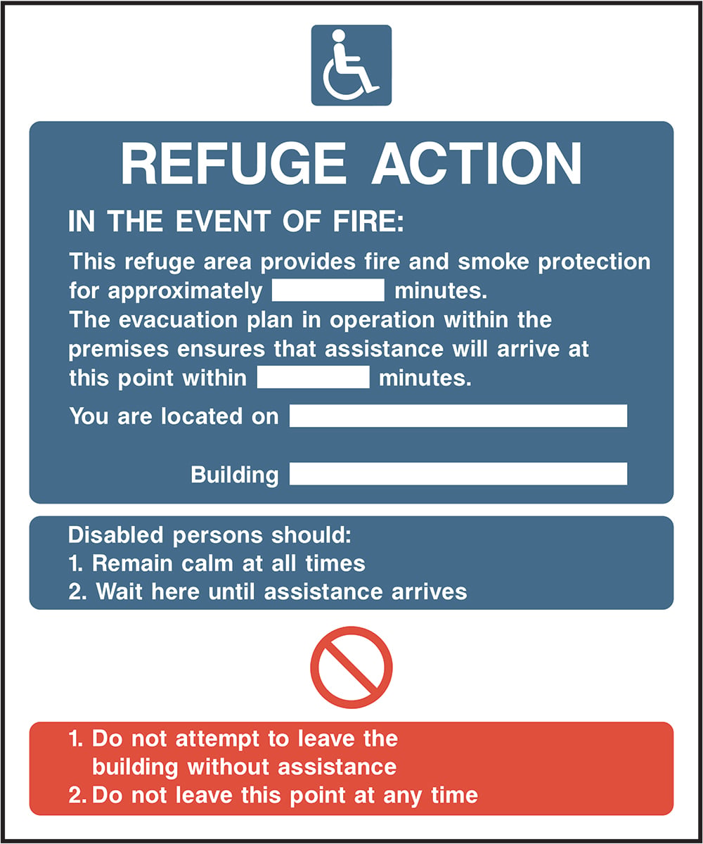Signage: Refuge Action (FACT0017)