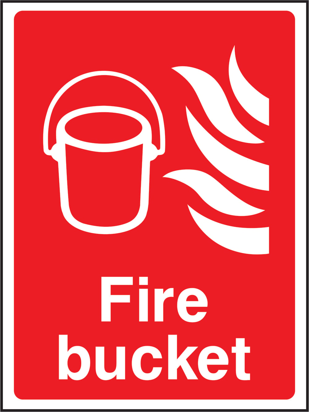 Signage: Fire Bucket (FEQP0013)
