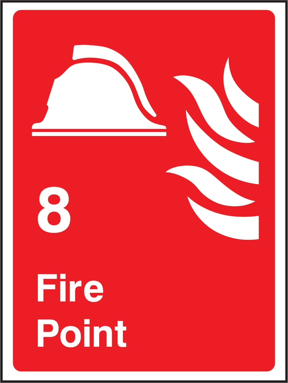 Signage: Fire Point 8 (FEQP0021)