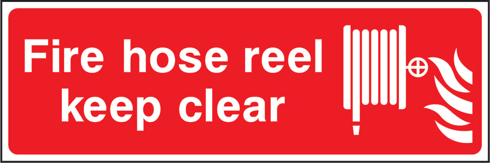 Signage: Fire Hose Reel Keep Clear (FEQP0030)