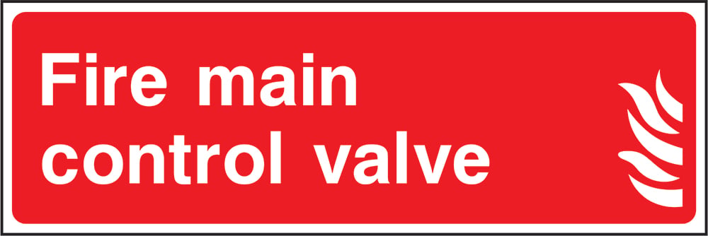 Signage: Fire Main Control Valve (FEQP0039)
