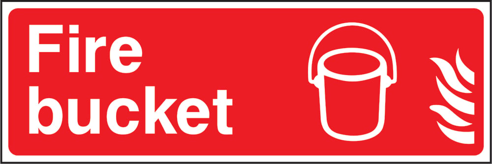 Signage: Fire Bucket (FEQP0041)