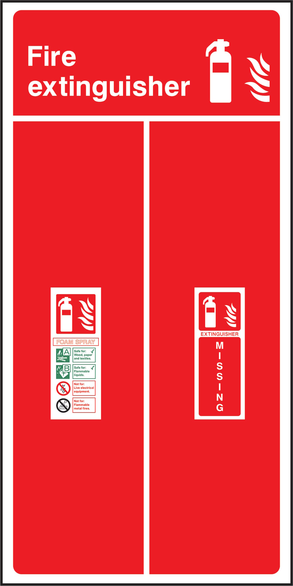 Signage: Fire Extinguisher (FEQP0063)