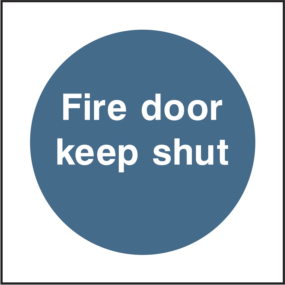 Signage: Fire Door Keep Shut (FPRV0014-2)