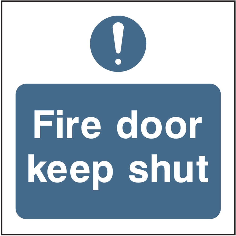 Signage: Fire Door Keep Shut (FPRV0023)