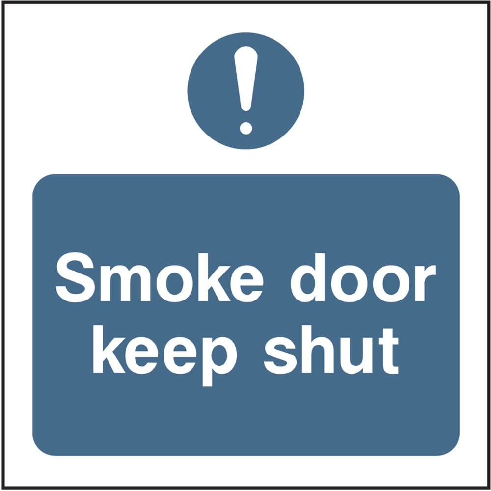 Signage: Smoke Door Keep Shut (FPRV0029)