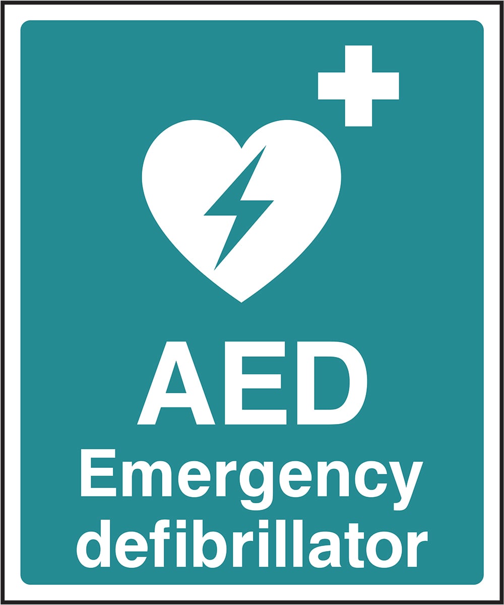 Signage: Aed Emergency Defibrillator (FAID0006)