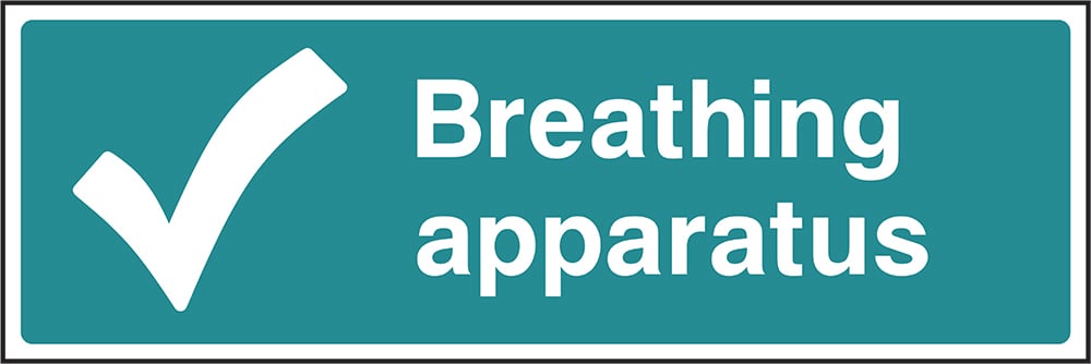 Signage: Breathing Apparatus (FAID0026)