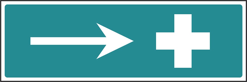 Signage: First Aid Right (FAID0030)