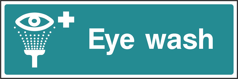 Signage: Eye Wash (FAID0034)