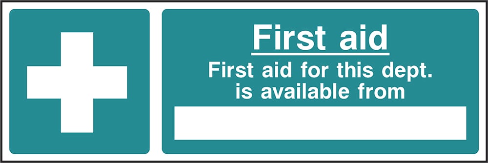 Signage: First Aid Available (FAID0035)
