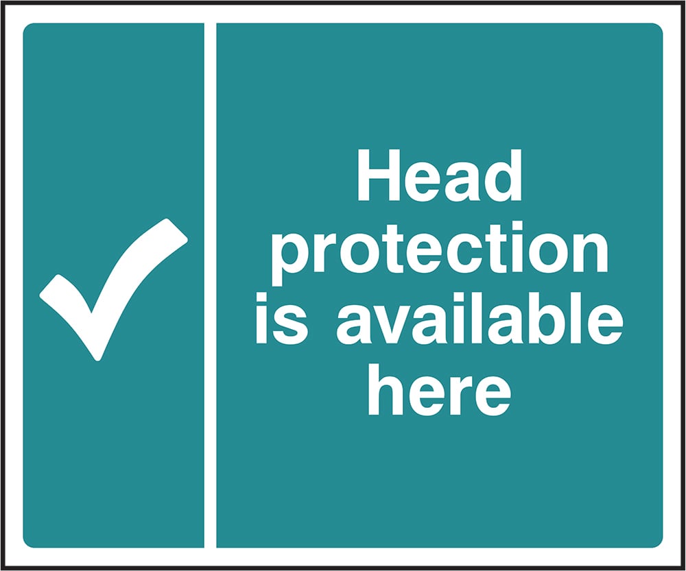 Signage: Head Protection Available Here (FAID0044)