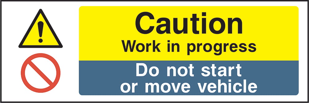 Signage: Caution Work in Progress (GARA0009)