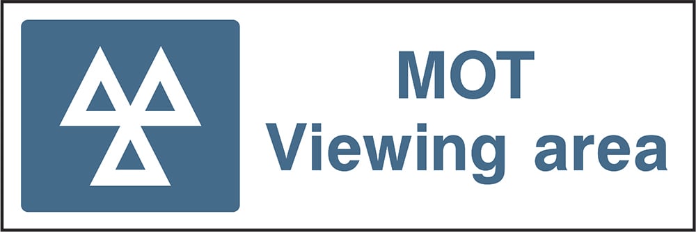 Signage: Mot Viewing Area (GARA0013)