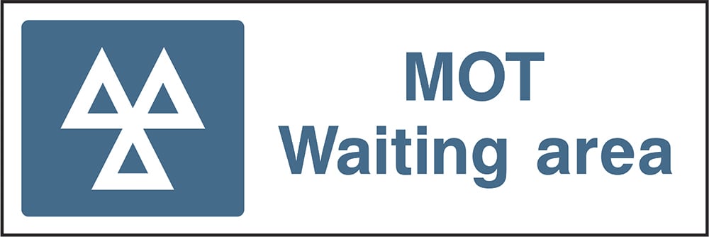 Signage: Mot Waiting Area (GARA0014)