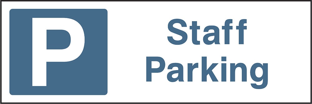 Signage: Staff Parking (GARA0021)