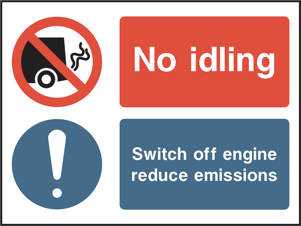 Signage: No Idling (GARA0024)
