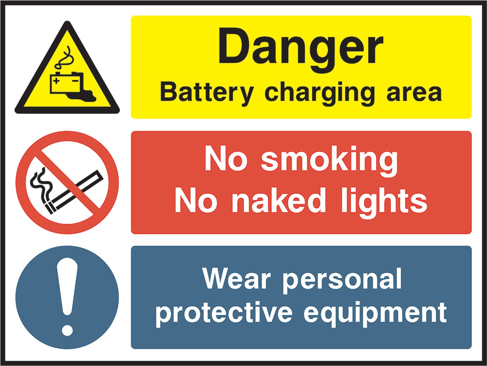 Signage: Danger Battery Charging Area (GARA0025)
