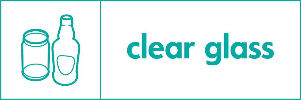 Signage: Clear Glass (GLAS0009)