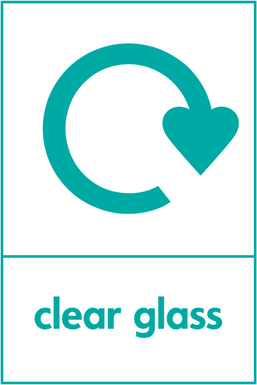 Signage: Clear Glass (GLAS0026)