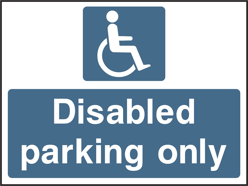 Signage: Disabled Parking Only (HOTE0002)
