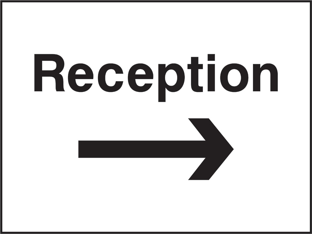 Signage: Reception Right (HOTE0007)