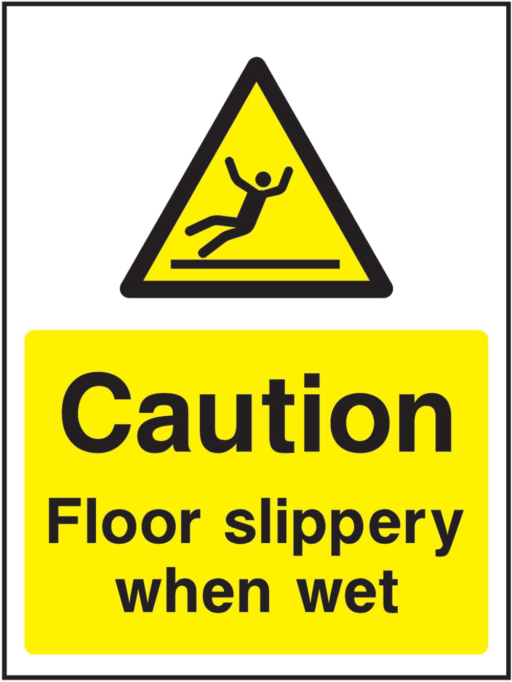 Signage: Caution Floor Slippery When Wet (HOTE0021)