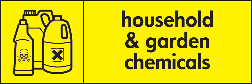 Signage: Household & Garden Chemicals (HAZA0006)