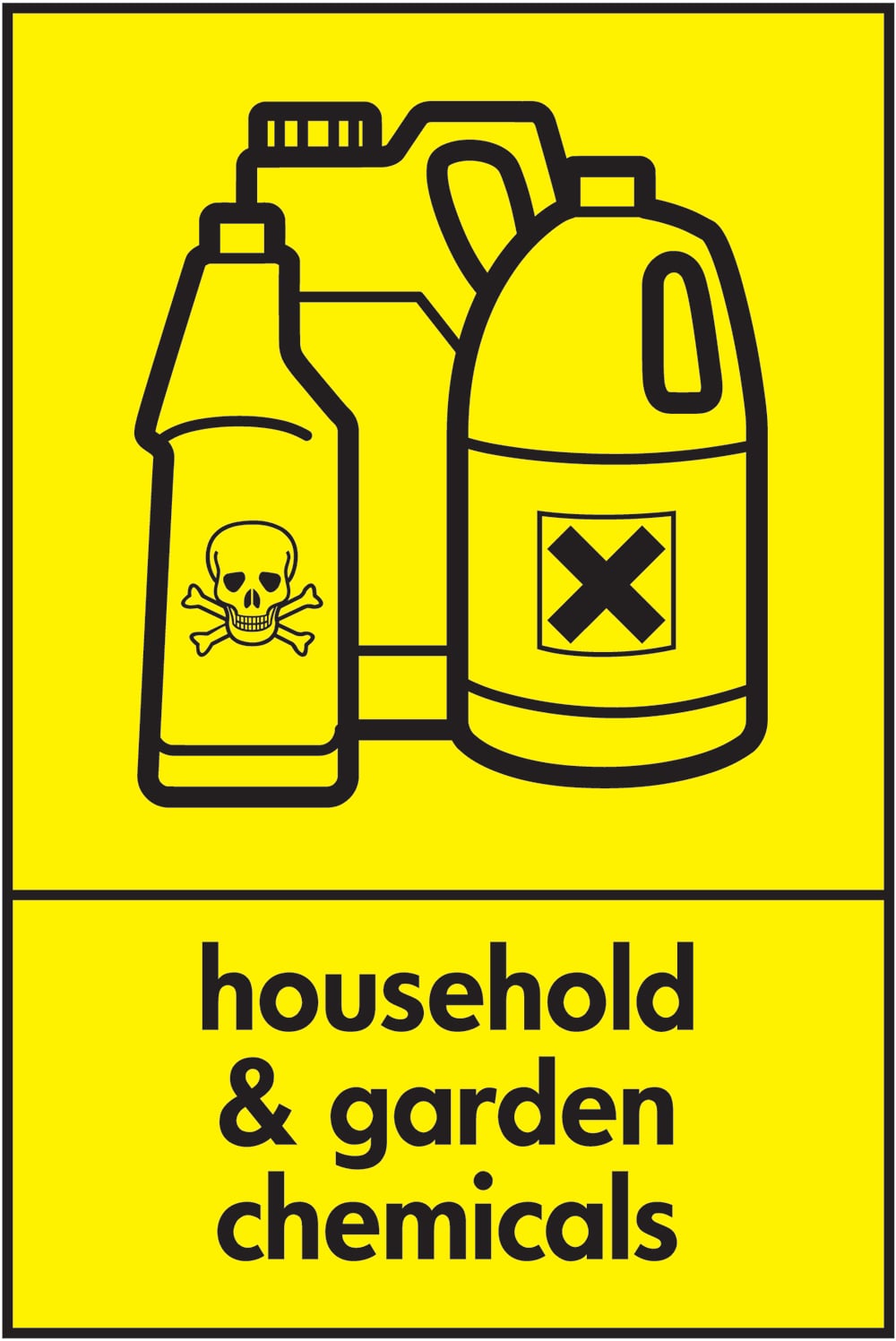 Signage: Household Chemicals (HAZA0013)