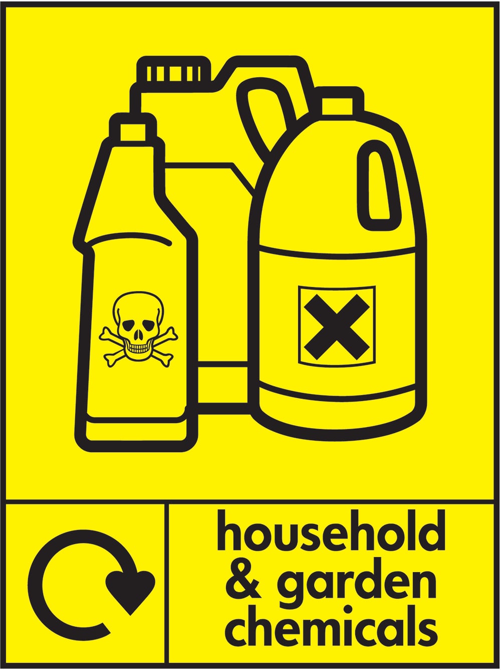 Signage: Household & Garden Chemicals (HAZA0014)