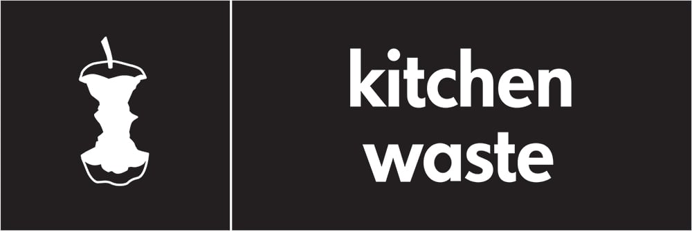 Signage: Kitchen Waste (ORGA0008)