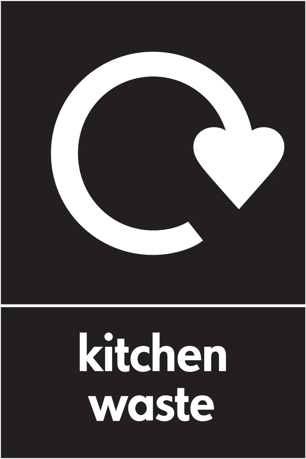 Signage: Kitchen Waste (ORGA0016)