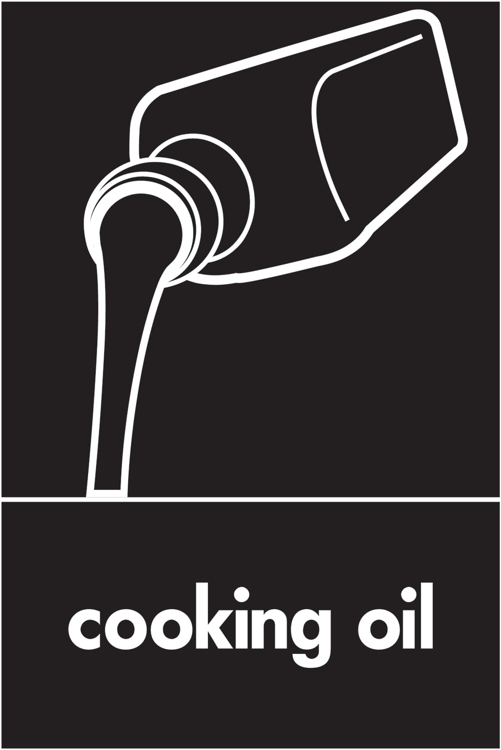 Signage: Cooking Oil (ORGA0017)