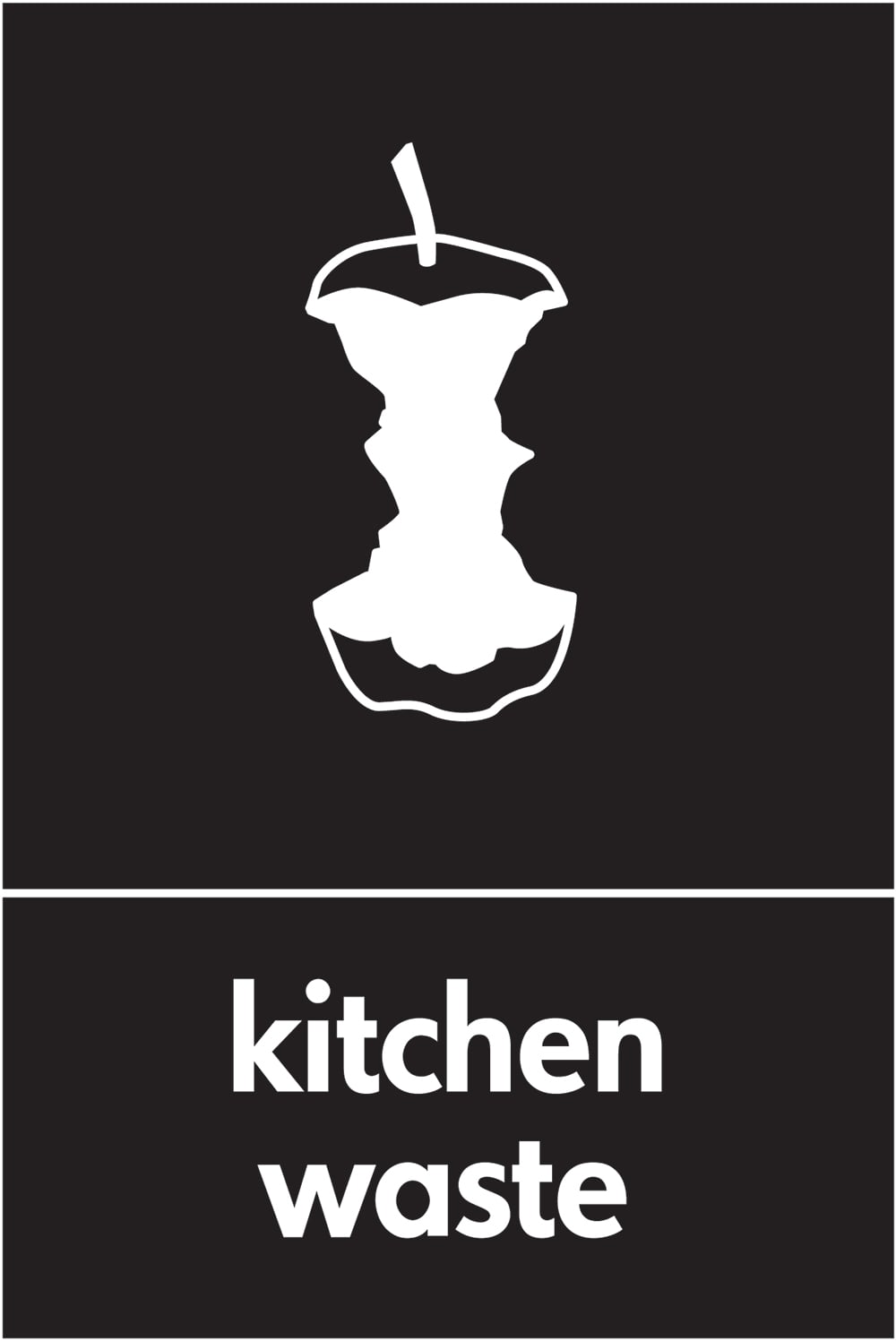 Signage: Kitchen Waste (ORGA0020)