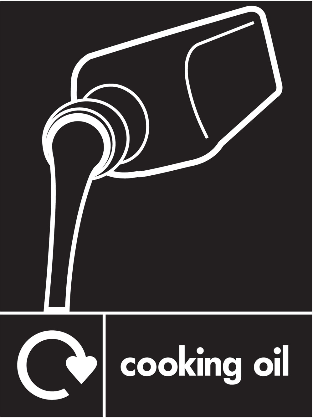Signage: Cooking Oil (ORGA0021)