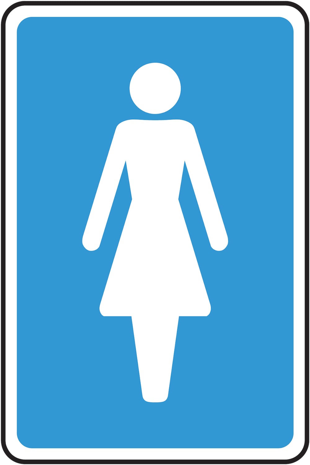 Signage: Ladies Toilet (INFO0001)