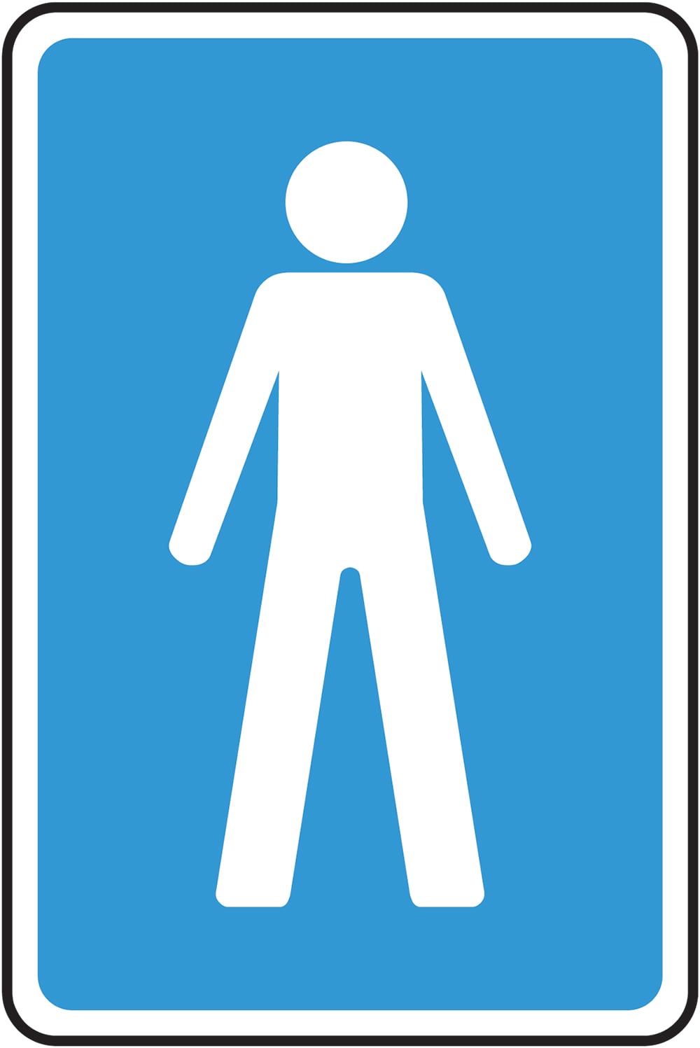 Signage: Male Toilet (INFO0006)