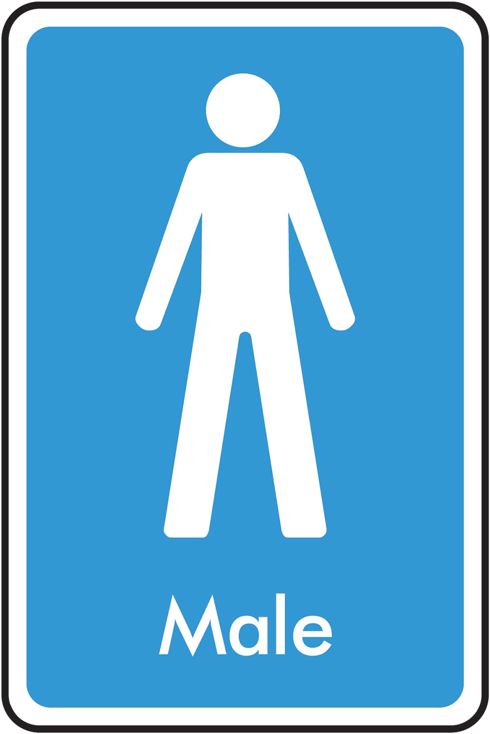 Signage: Male Toilet (INFO0007)