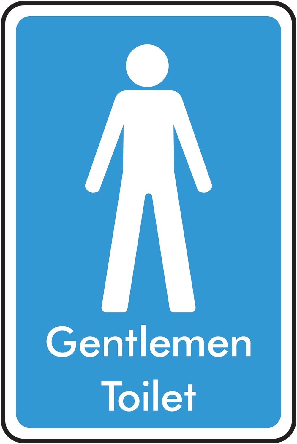 Signage: Gentlemen Toilet (INFO0008)