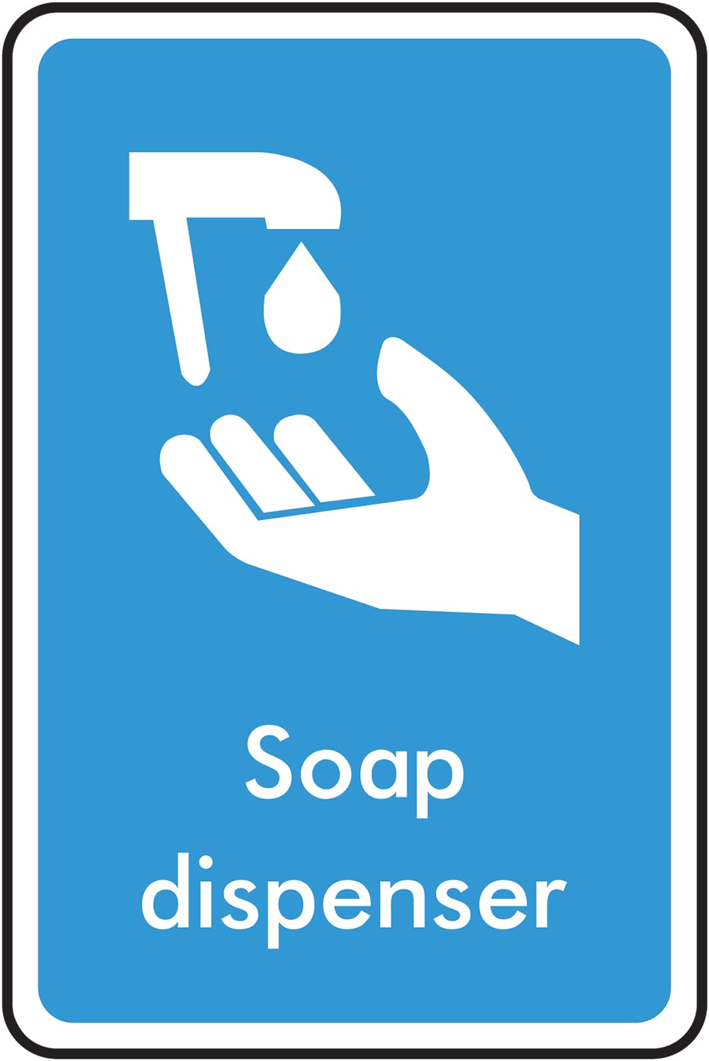 Signage: Soap Dispenser (INFO0012)