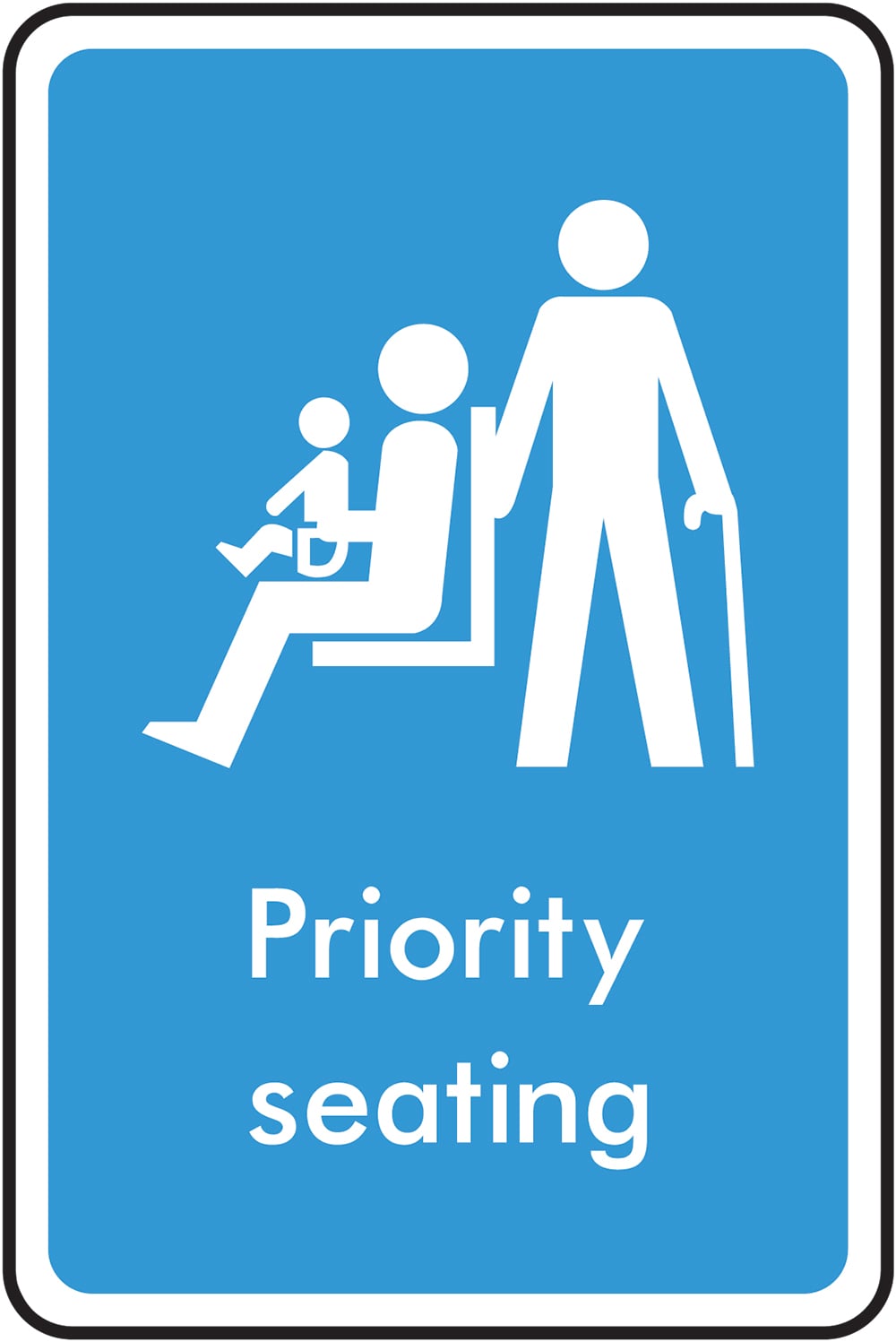 Signage: Priority Seating (INFO0024)